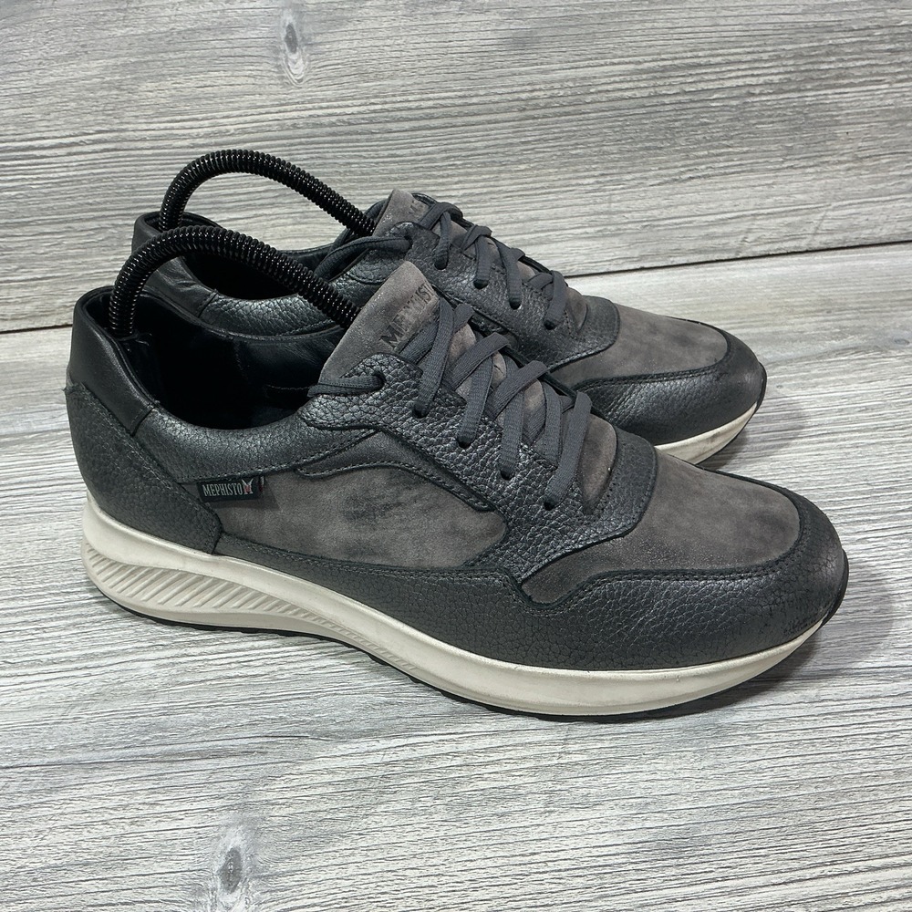 Mephisto Karin Runoff Air Jet Sneakers Lace-Up Comfort Leather Size 8.5 US